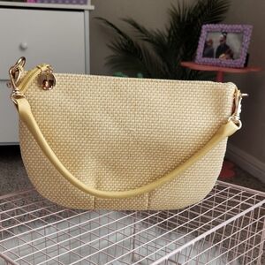 Urban Expressions Yellow Woven Shoulder Bag
